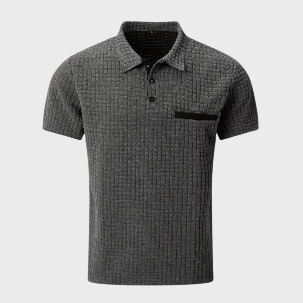 Poloshirt - Heren-T-shirt met knoopsluiting en kraagje voor de zomer-Hallo Susanne