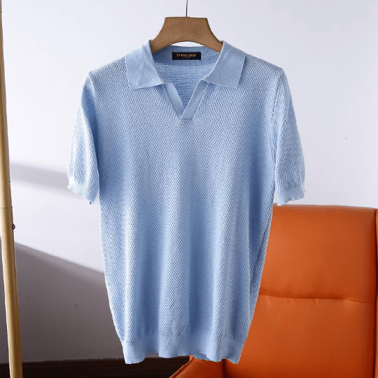 Poloshirt | Korte Mouw | V-Hals | Polo T-shirt | Herenshirt-Hallo Susanne