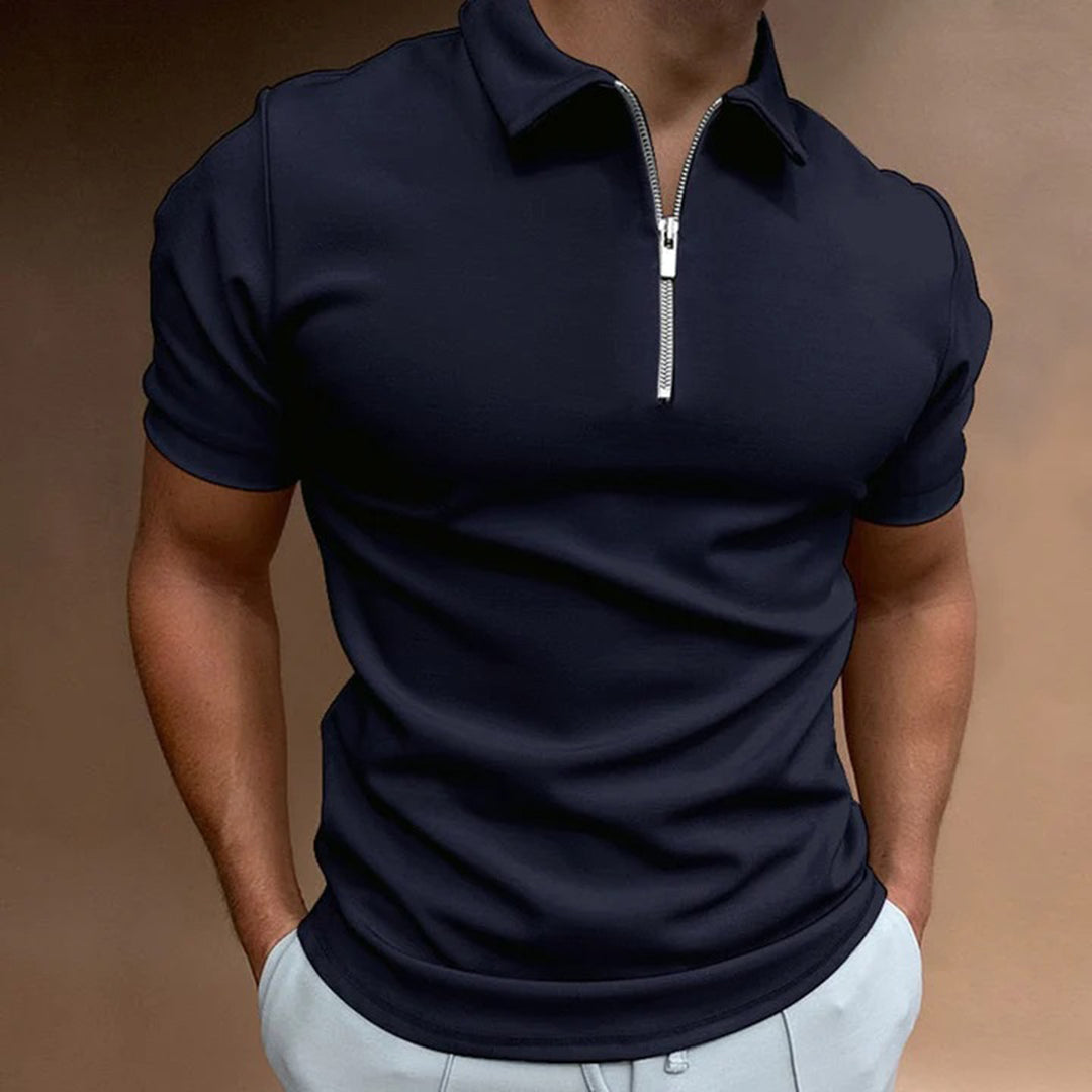 Poloshirt | Kwartrondje | Kraagje | Polo T-Shirt | Heren-T-shirt-Hallo Susanne