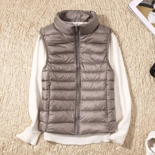 Puffer Gilet | Gewatteerd | Bodywarmer | Donsvest | Dames Gilet-Hallo Susanne