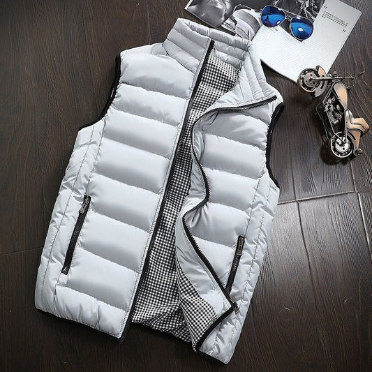 Puffer Vest - Herenrits Bodywarmer Winter Gilet-Hallo Susanne