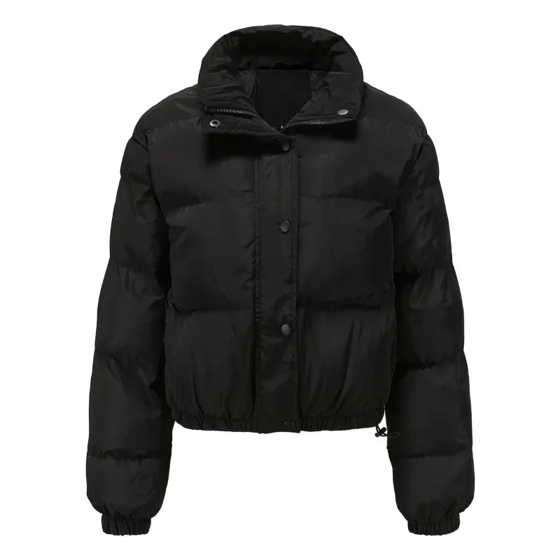 Pufferjas | Kort | Warm | Gewatteerd jack | Winterjas voor vrouwen-Hallo Susanne