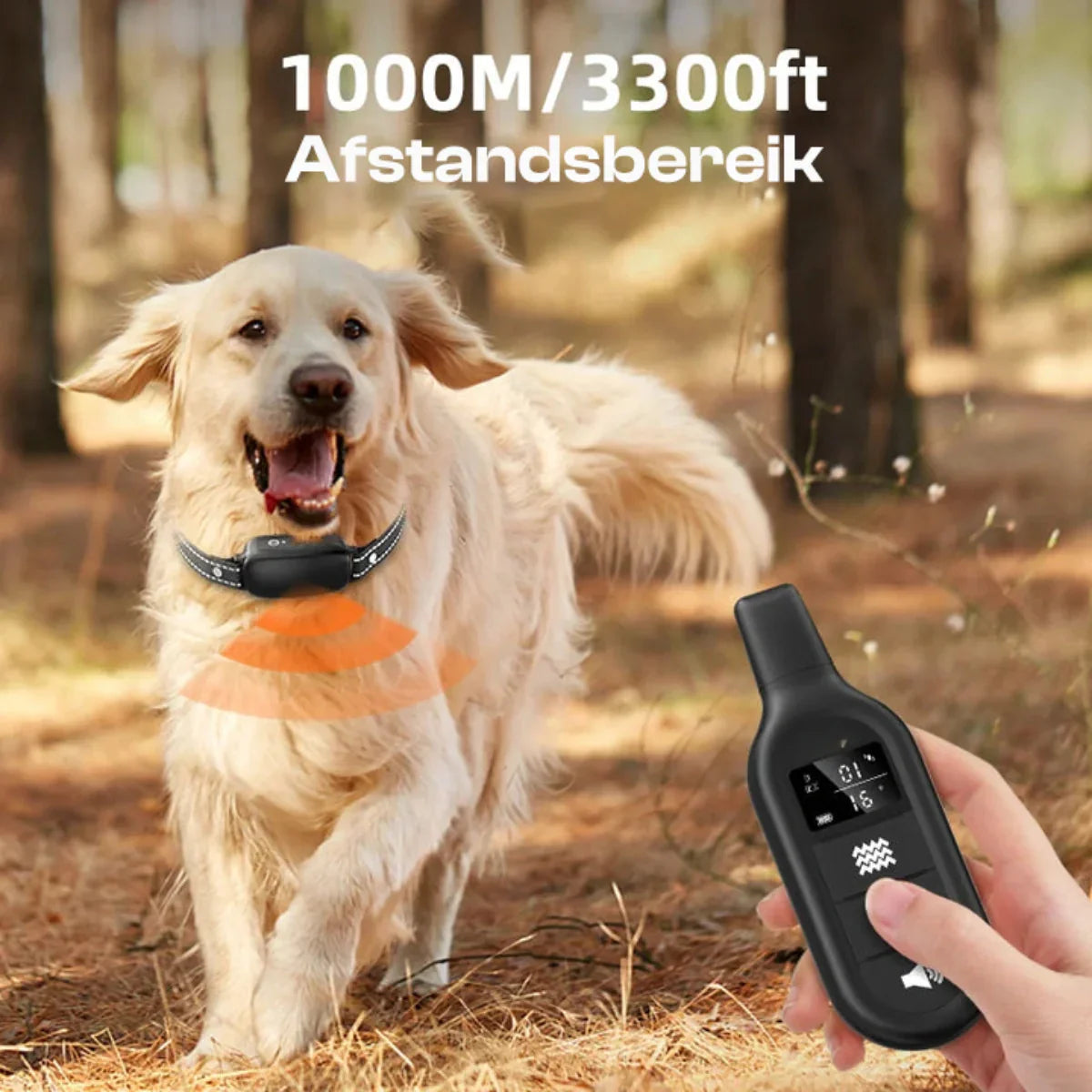 Schokhalsband voor honden | Vibrerend | Afstandsbediening | Elektrische Halsband voor Honden | Halsband voor Hondentraining-Hallo Susanne