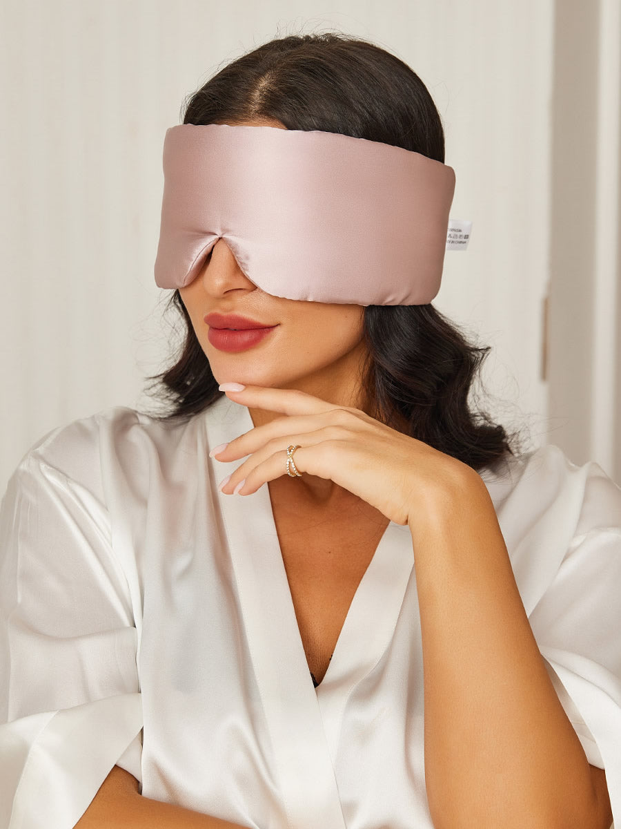 Slaapblinddoek - Verstelbaar zijden oogmasker voor vrouwen om te slapen-Hallo Susanne