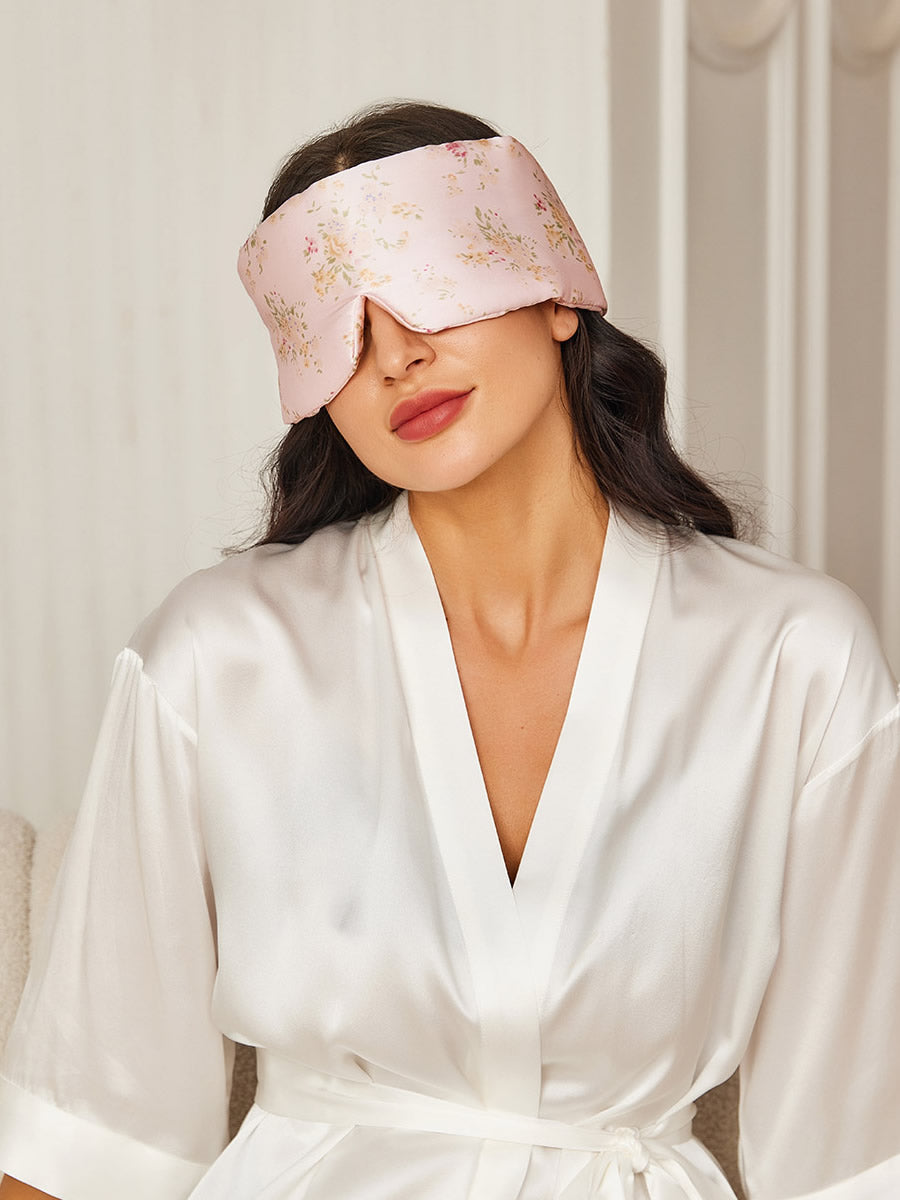 Slaapblinddoek - Verstelbaar zijden oogmasker voor vrouwen om te slapen-Hallo Susanne