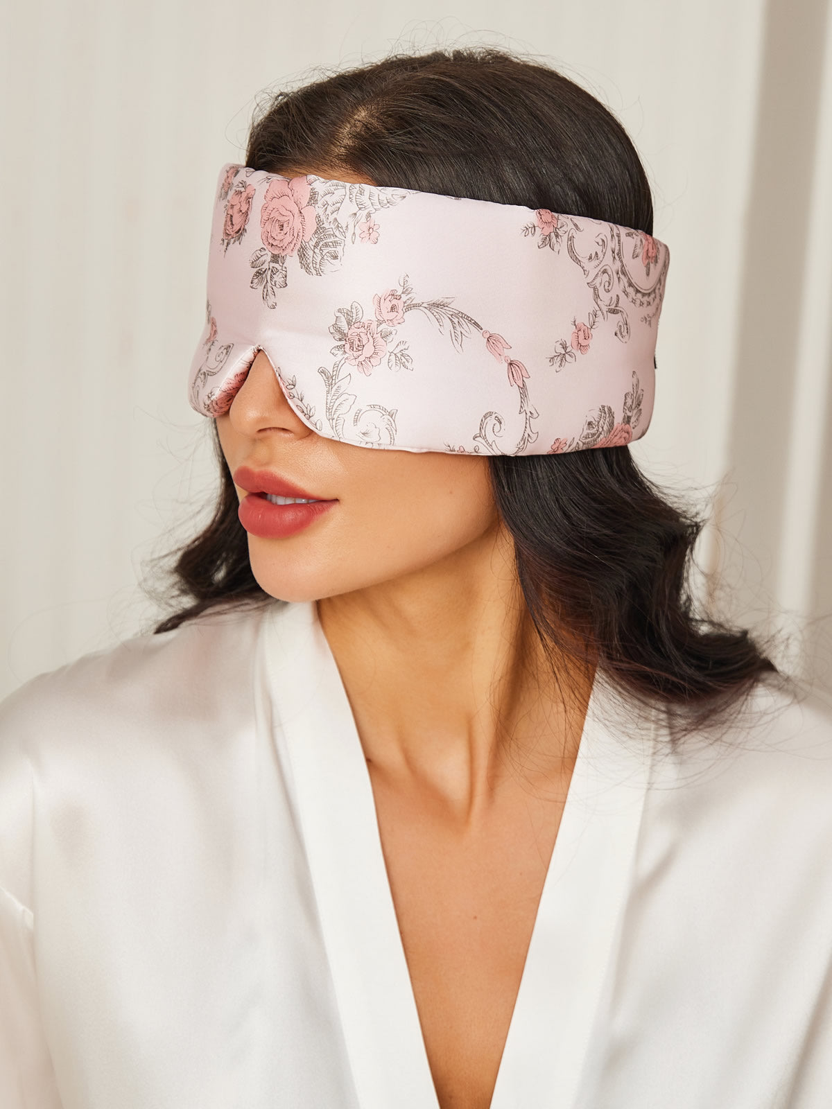 Slaapblinddoek - Verstelbaar zijden oogmasker voor vrouwen om te slapen-Hallo Susanne