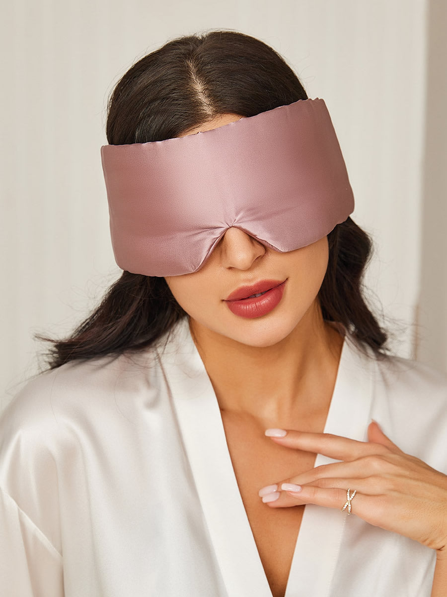 Slaapblinddoek - Verstelbaar zijden oogmasker voor vrouwen om te slapen-Hallo Susanne