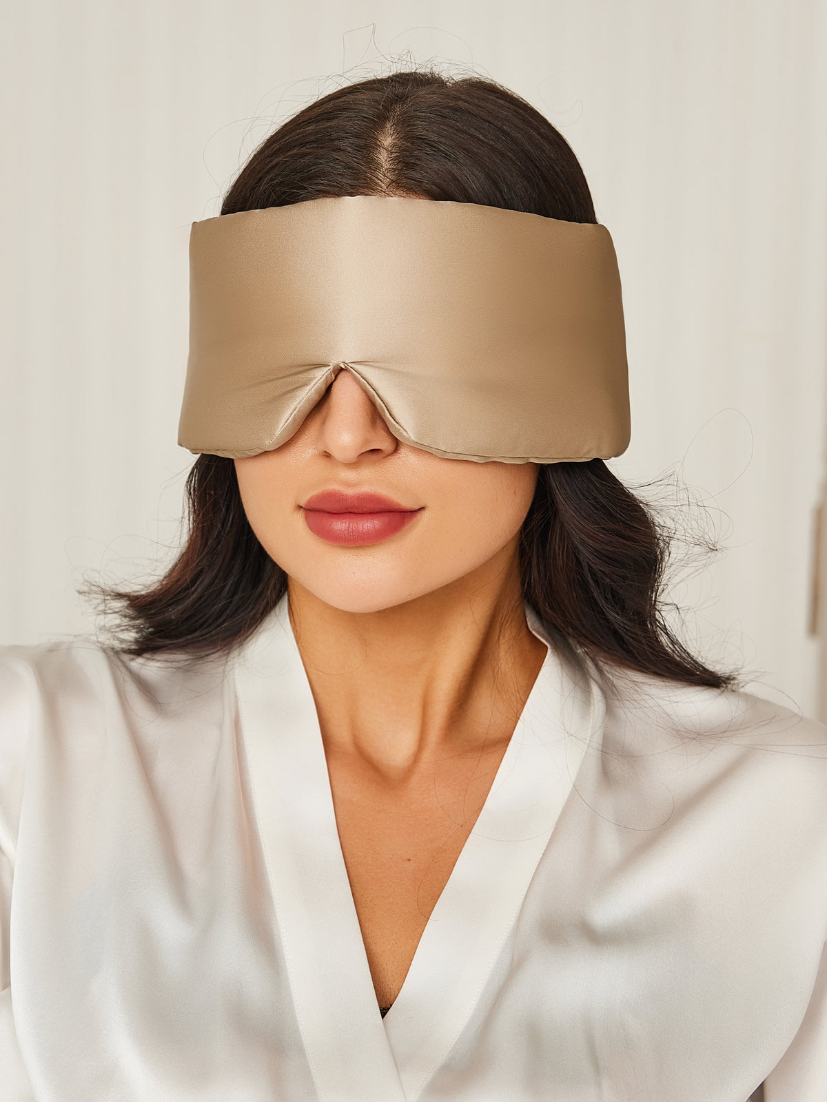 Slaapblinddoek - Verstelbaar zijden oogmasker voor vrouwen om te slapen-Hallo Susanne