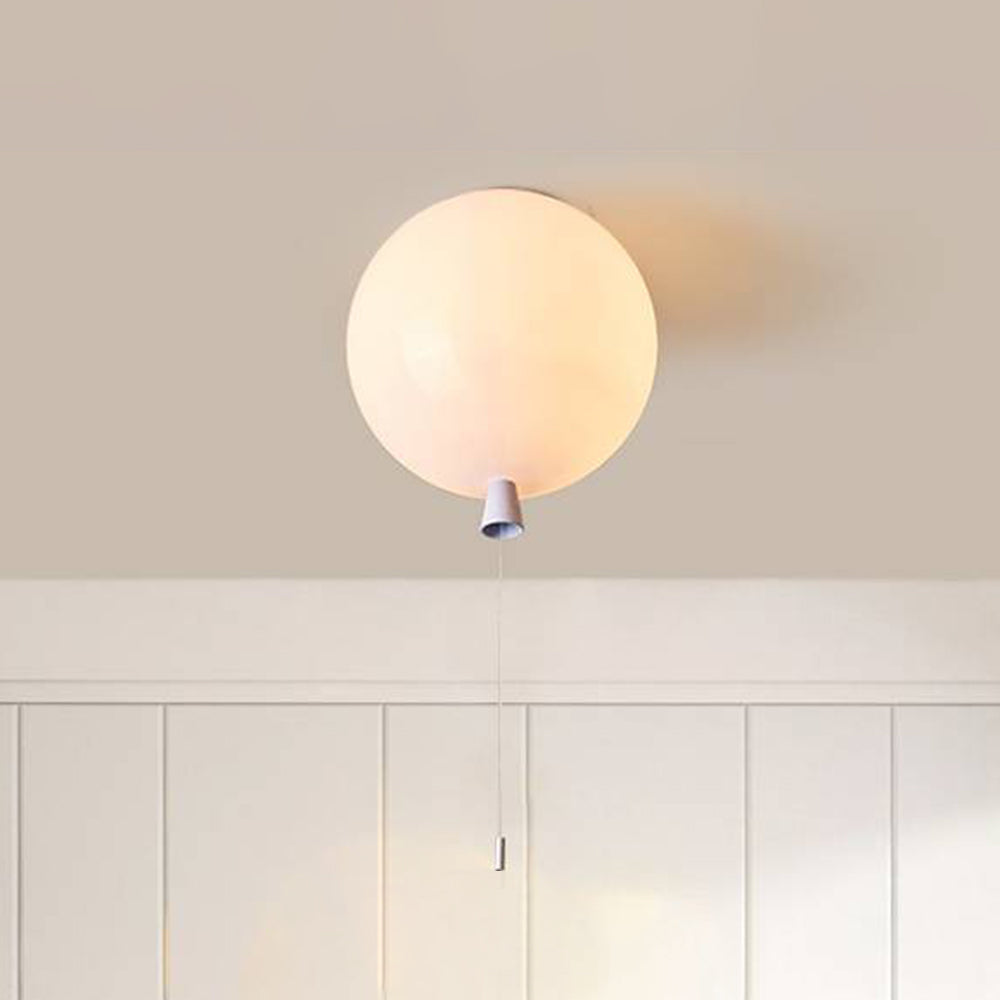 Slaapkamerplafondlamp - Kleurrijke ballonplafondlamp met trekschakelaar-Hallo Susanne