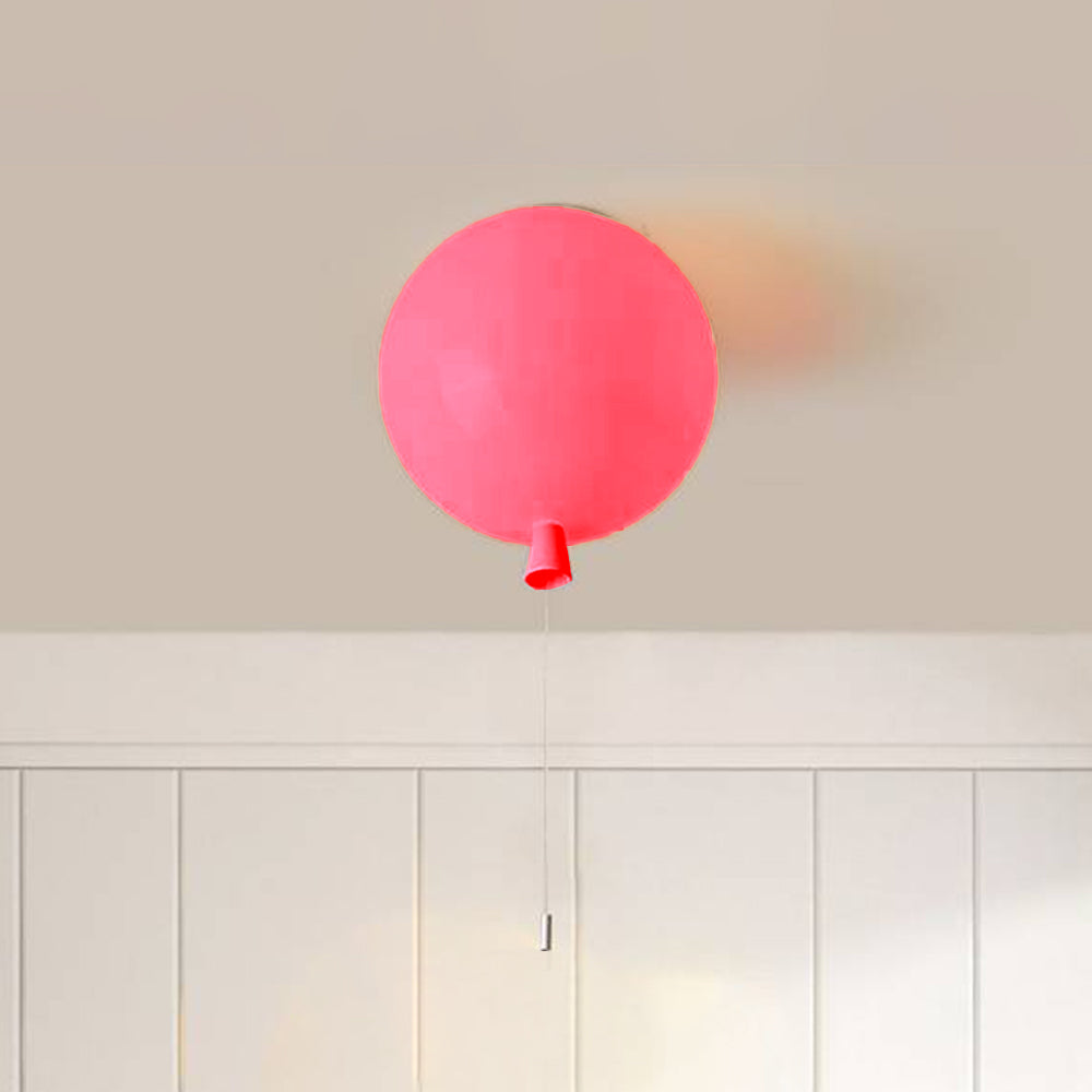 Slaapkamerplafondlamp - Kleurrijke ballonplafondlamp met trekschakelaar-Hallo Susanne