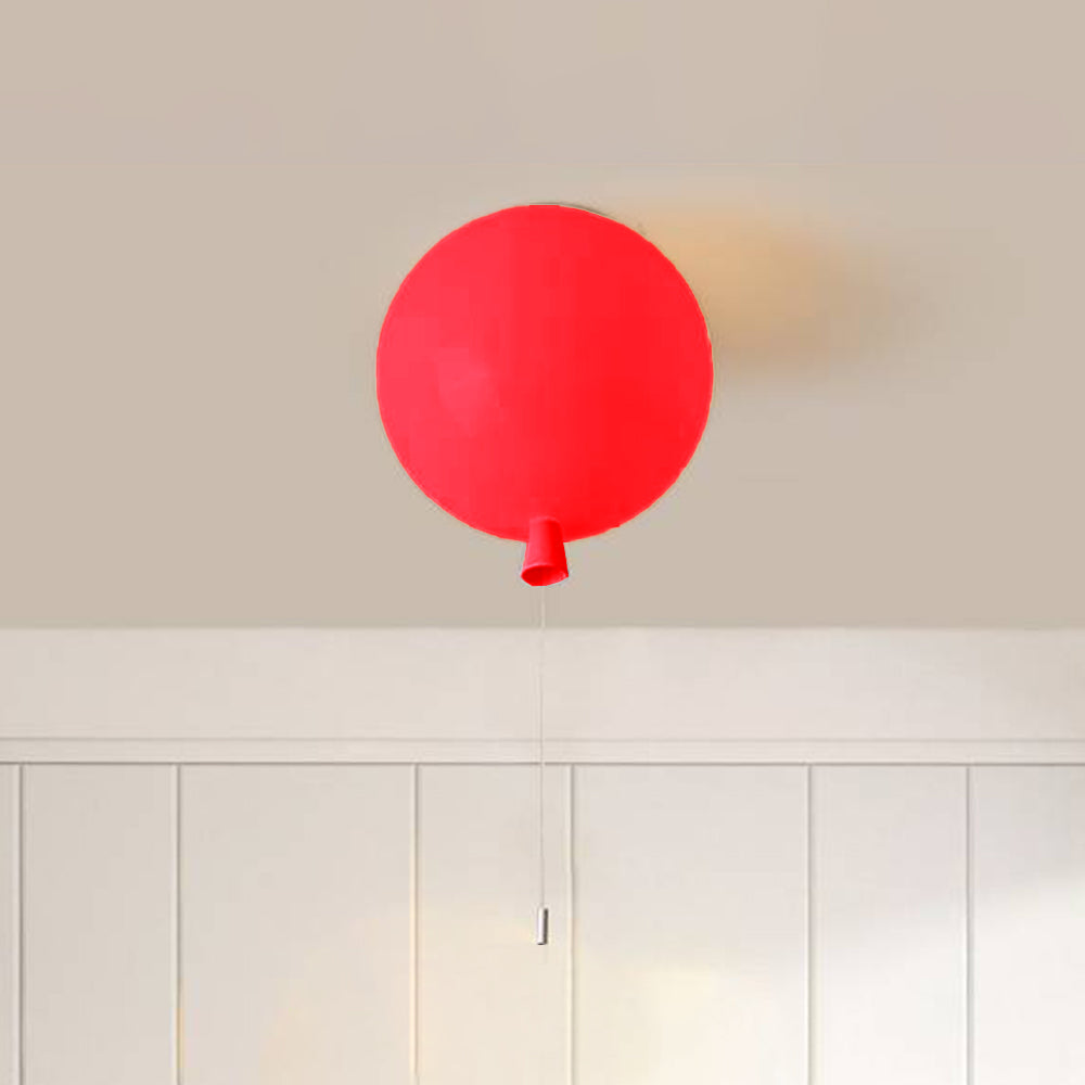 Slaapkamerplafondlamp - Kleurrijke ballonplafondlamp met trekschakelaar-Hallo Susanne