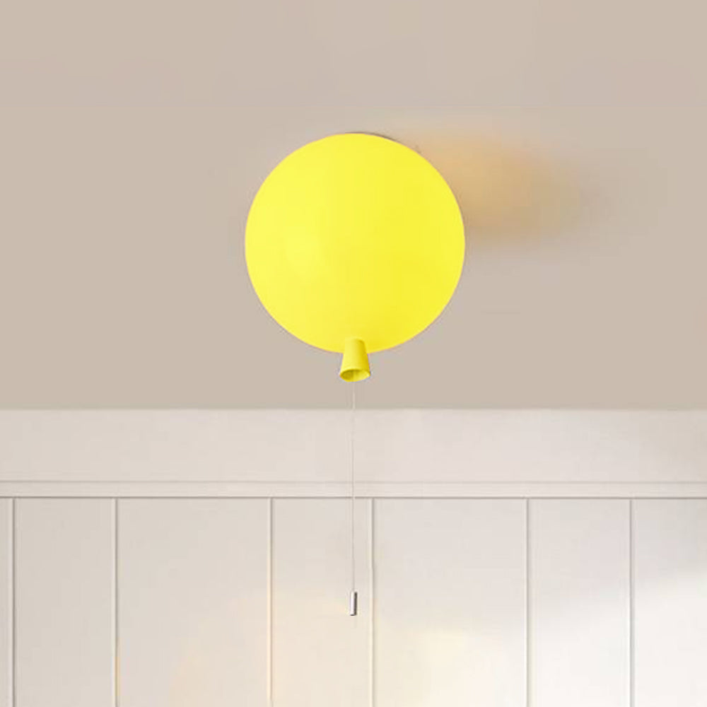 Slaapkamerplafondlamp - Kleurrijke ballonplafondlamp met trekschakelaar-Hallo Susanne