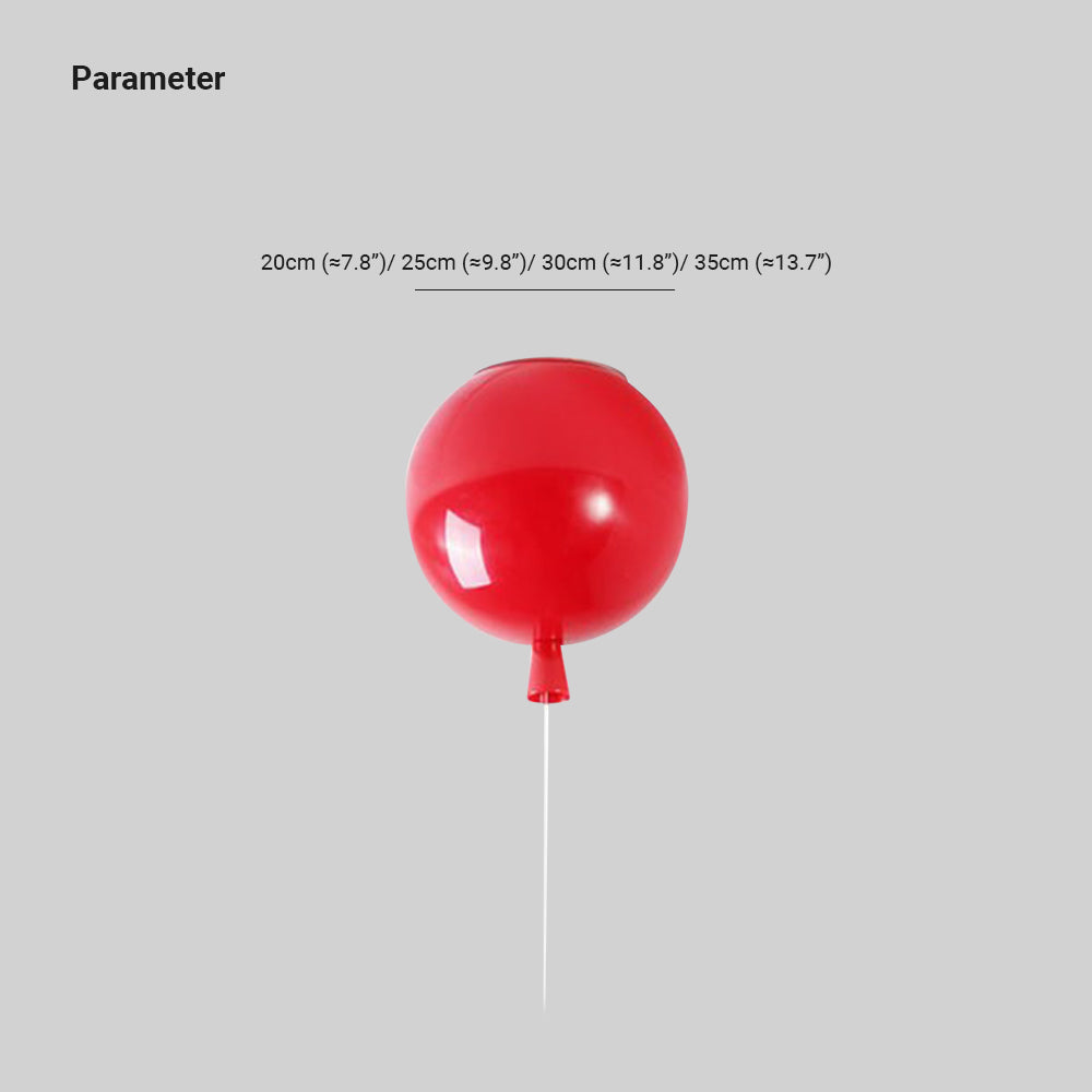 Slaapkamerplafondlamp - Kleurrijke ballonplafondlamp met trekschakelaar-Hallo Susanne