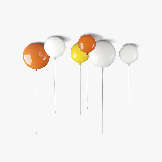 Slaapkamerplafondlamp - Kleurrijke ballonplafondlamp met trekschakelaar-Hallo Susanne