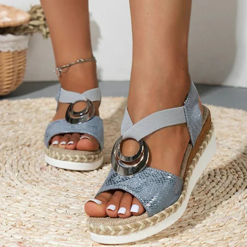 Sleehakken | Ergonomisch | Orthopedisch | Platform sandalen | Damessandalen-Hallo Susanne