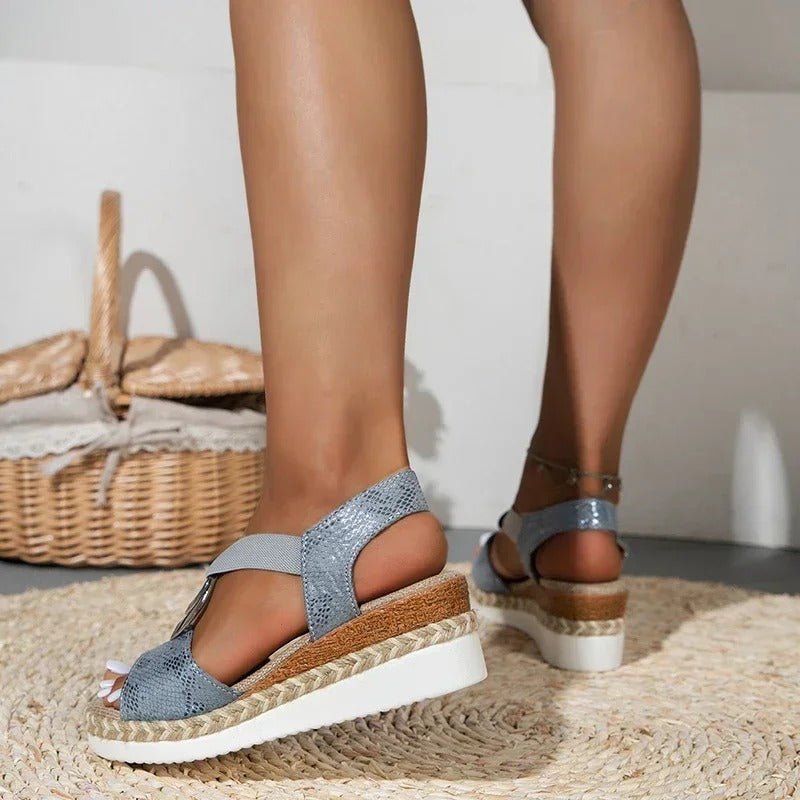 Sleehakken | Ergonomisch | Orthopedisch | Platform sandalen | Damessandalen-Hallo Susanne
