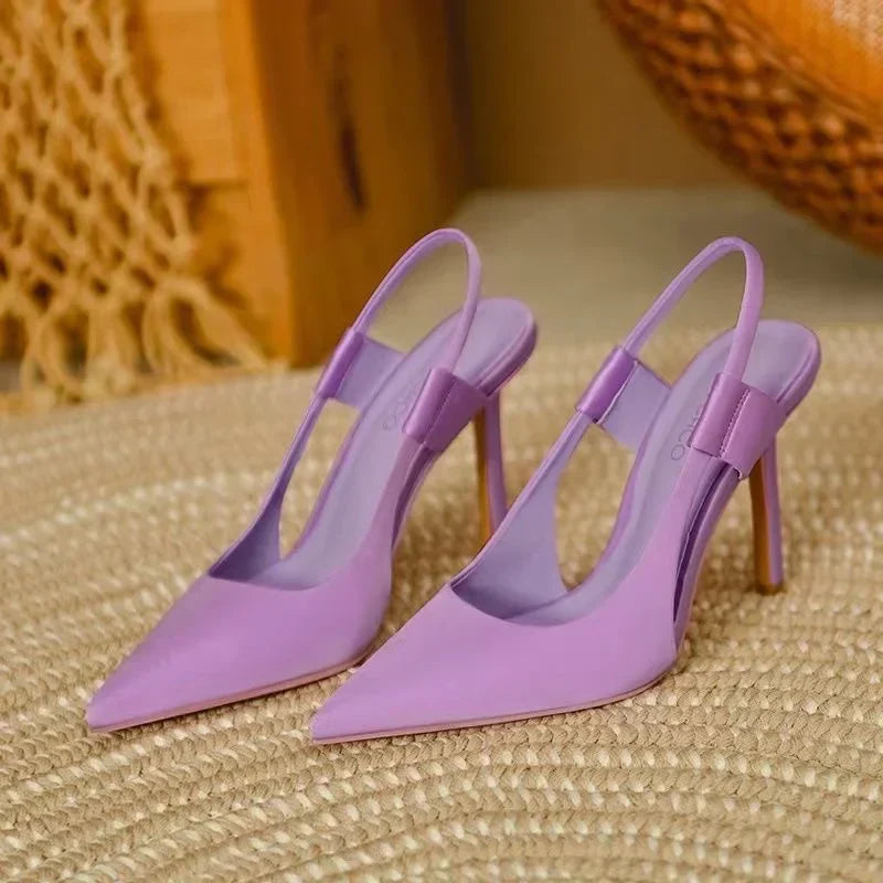 Slingback-hakken - Puntige neus - Hoge hak - Slingback-pumps - Dameshakken-Hallo Susanne
