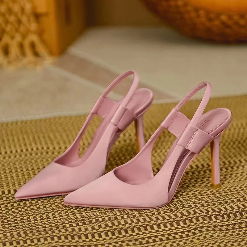 Slingback-hakken - Puntige neus - Hoge hak - Slingback-pumps - Dameshakken-Hallo Susanne