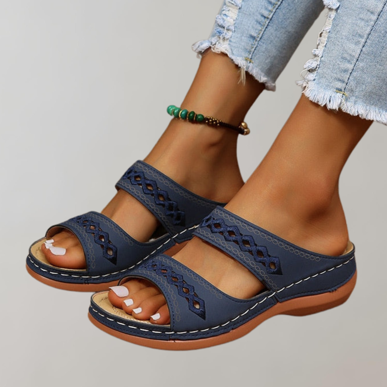 Slip-On Sandalen - Ergonomische orthopedische zomersandalen voor dames-Hallo Susanne