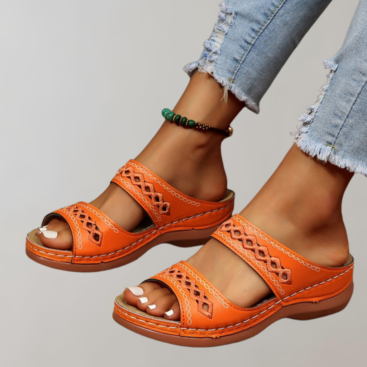 Slip-On Sandalen - Ergonomische orthopedische zomersandalen voor dames-Hallo Susanne