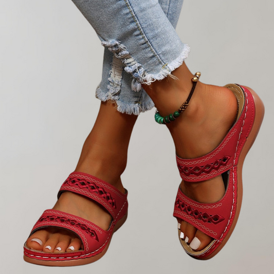 Slip-On Sandalen - Ergonomische orthopedische zomersandalen voor dames-Hallo Susanne