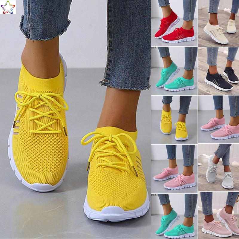 Slip-On Sneakers - Ademend- Orthopedisch - Mesh Sneakers - Damestrainers-Hallo Susanne