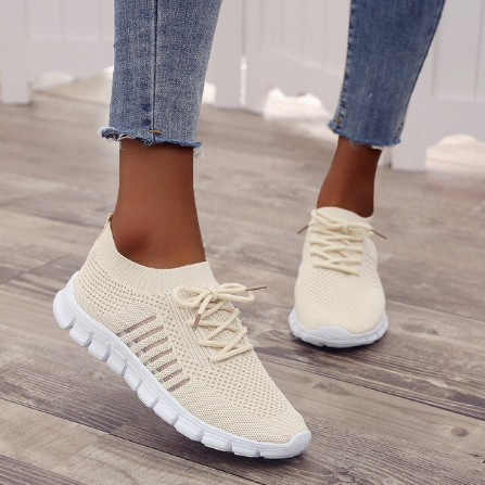 Slip-On Sneakers | Orthopedisch | Wandelen | Mesh Sneakers | Damestrainers-Hallo Susanne