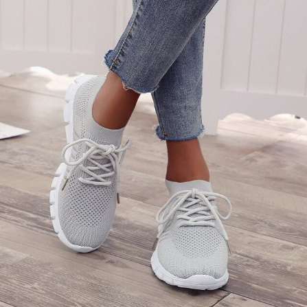 Slip-On Sneakers | Orthopedisch | Wandelen | Mesh Sneakers | Damestrainers-Hallo Susanne