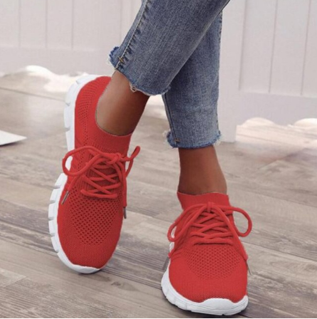 Slip-On Sneakers | Orthopedisch | Wandelen | Mesh Sneakers | Damestrainers-Hallo Susanne