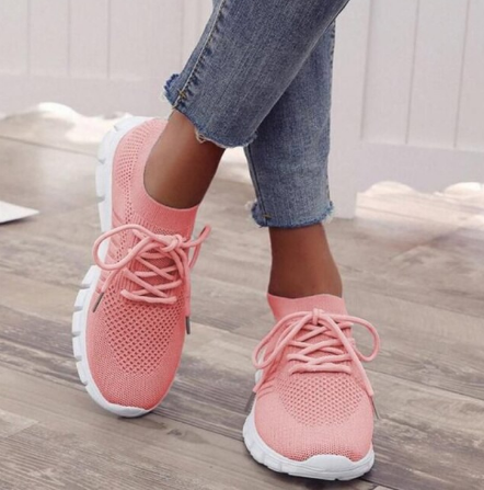 Slip-On Sneakers | Orthopedisch | Wandelen | Mesh Sneakers | Damestrainers-Hallo Susanne