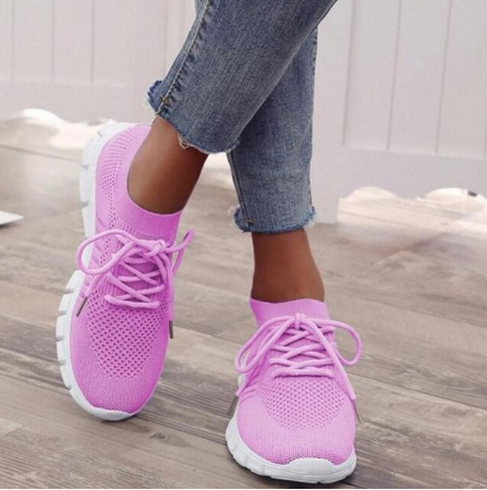 Slip-On Sneakers | Orthopedisch | Wandelen | Mesh Sneakers | Damestrainers-Hallo Susanne