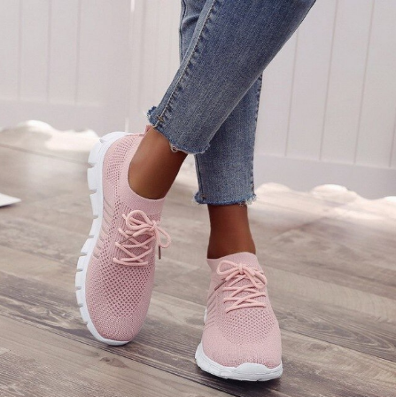 Slip-On Sneakers | Orthopedisch | Wandelen | Mesh Sneakers | Damestrainers-Hallo Susanne