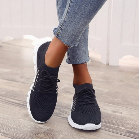 Slip-On Sneakers | Orthopedisch | Wandelen | Mesh Sneakers | Damestrainers-Hallo Susanne