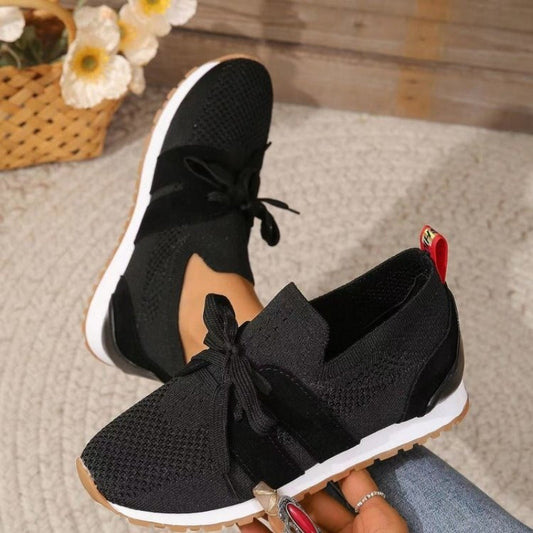Slip-On Sneakers - Orthopedische wandelschoenen van mesh voor dames-Hallo Susanne