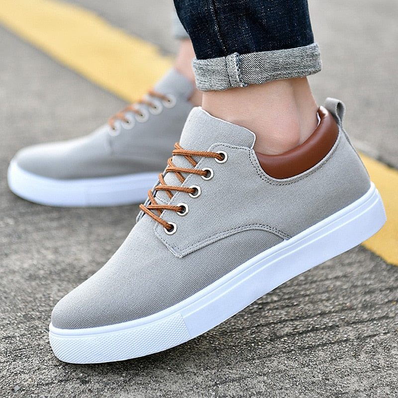Slip-on Sneakers - Canvas Vrijetijdssneakers voor heren-Hallo Susanne