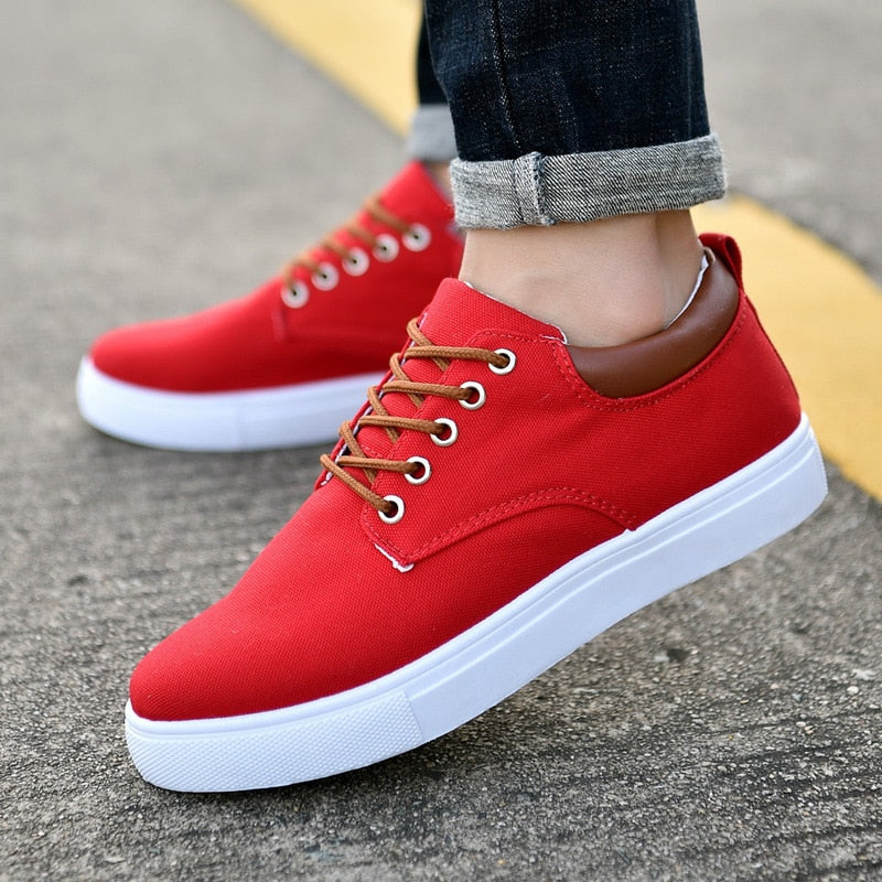 Slip-on Sneakers - Canvas Vrijetijdssneakers voor heren-Hallo Susanne