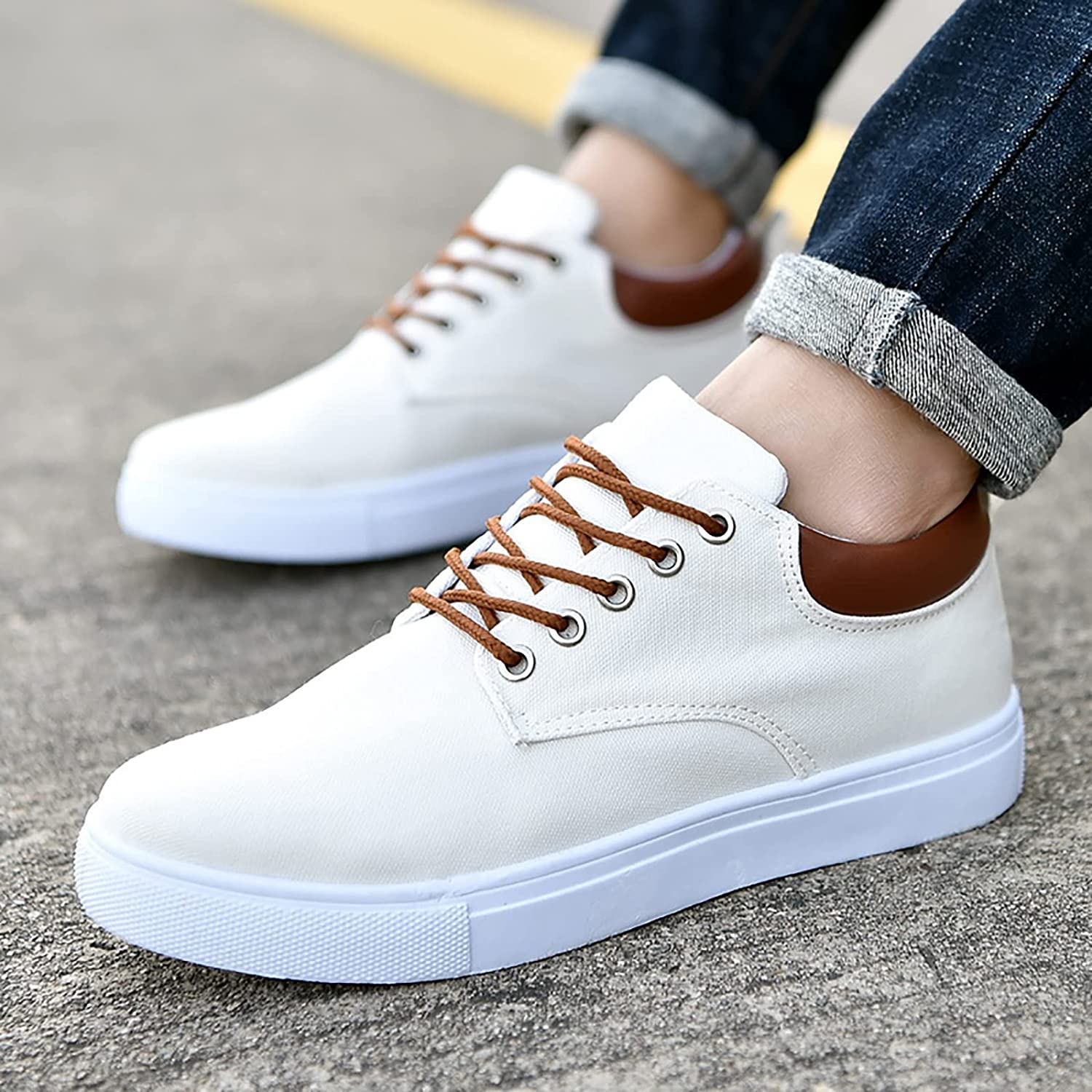 Slip-on Sneakers - Canvas Vrijetijdssneakers voor heren-Hallo Susanne