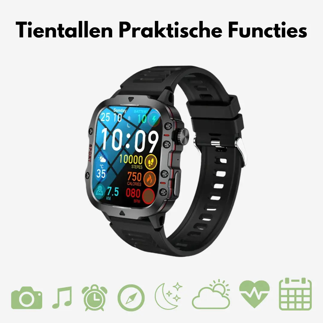 Smartwatch - Digitaal - Slaapmonitor - Fitness tracker - Slimme horloges voor mannen-Hallo Susanne