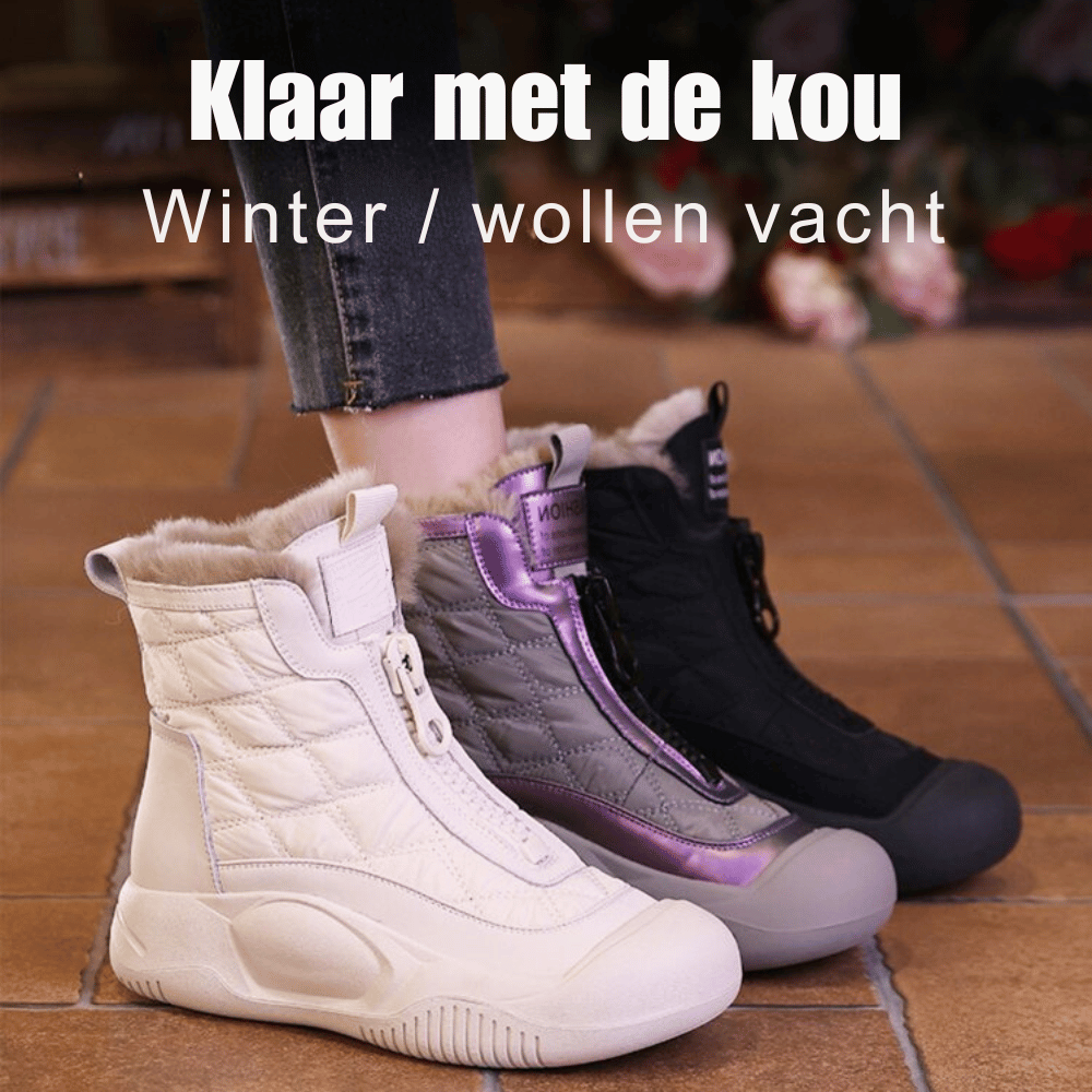 Sneeuwlaarzen - Bontgevoerd - Waterdicht - Winterlaarzen - Dameslaarzen-Hallo Susanne