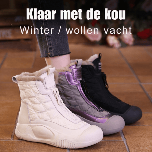 Sneeuwlaarzen - Bontgevoerd - Waterdicht - Winterlaarzen - Dameslaarzen-Hallo Susanne
