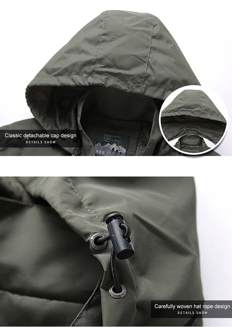 Softshell Jas - Waterdichte outdoor winddichte jas voor heren-Hallo Susanne