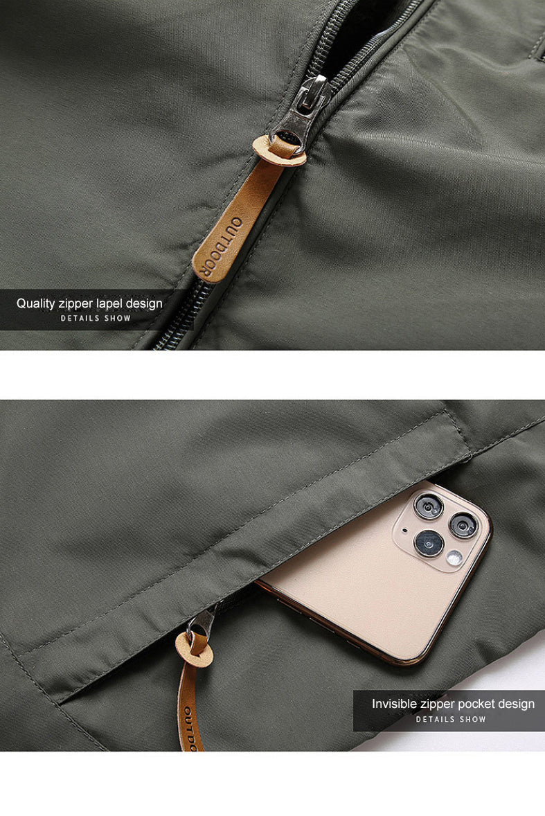 Softshell Jas - Waterdichte outdoor winddichte jas voor heren-Hallo Susanne