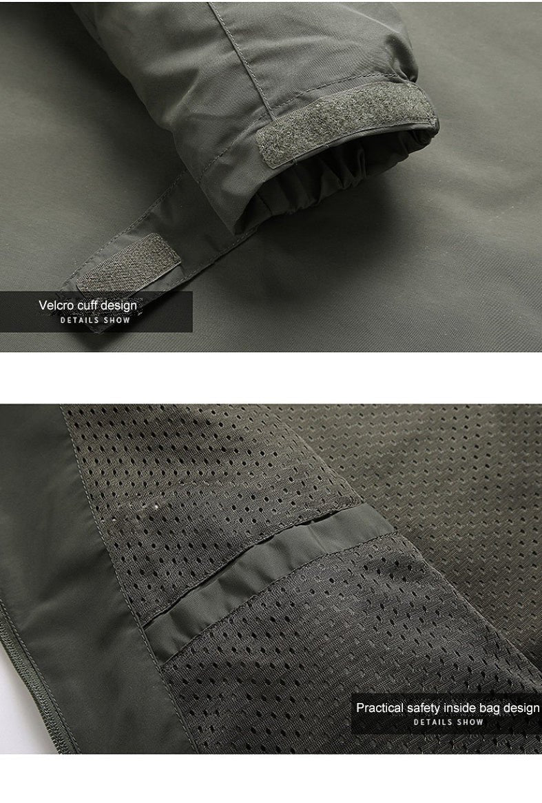 Softshell Jas - Waterdichte outdoor winddichte jas voor heren-Hallo Susanne