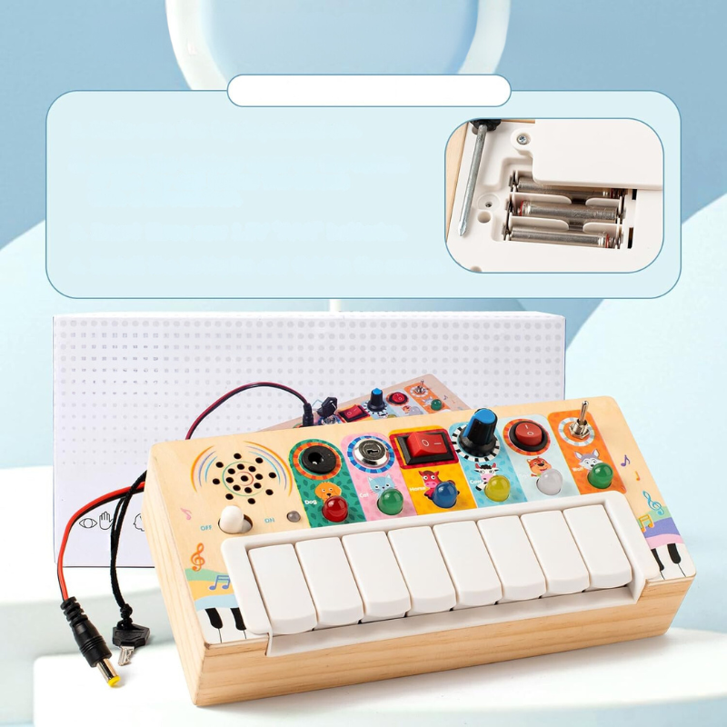 Speelgoedkeyboard - Mini-speelgoedpianokeyboard voor peuters-Hallo Susanne