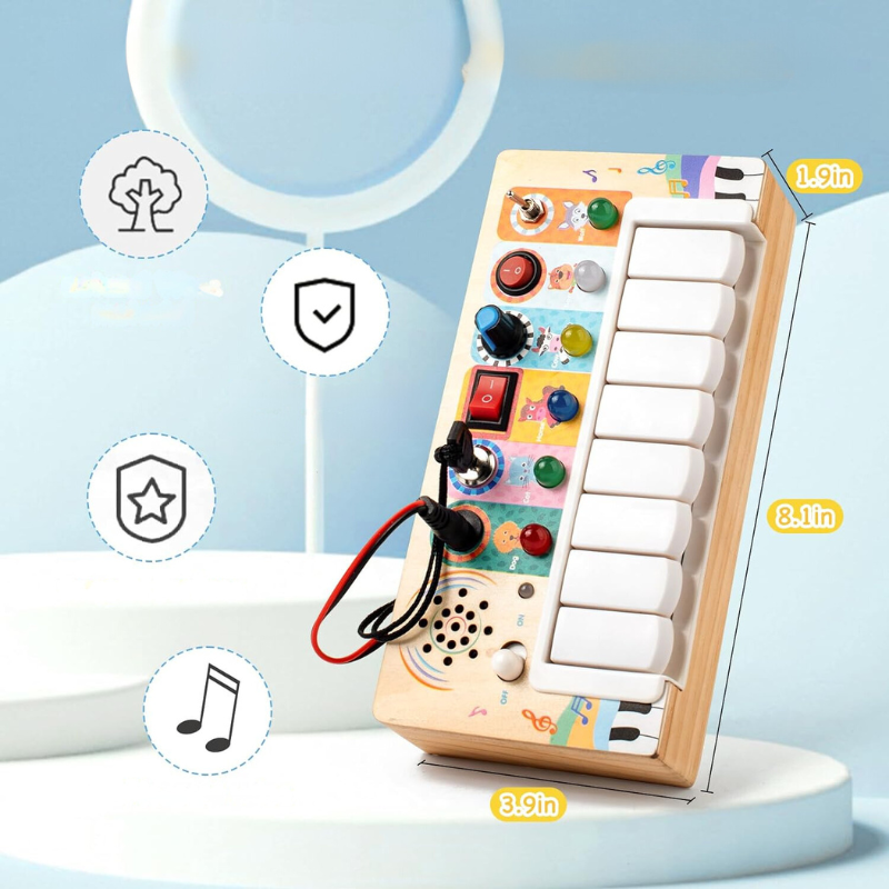 Speelgoedkeyboard - Mini-speelgoedpianokeyboard voor peuters-Hallo Susanne