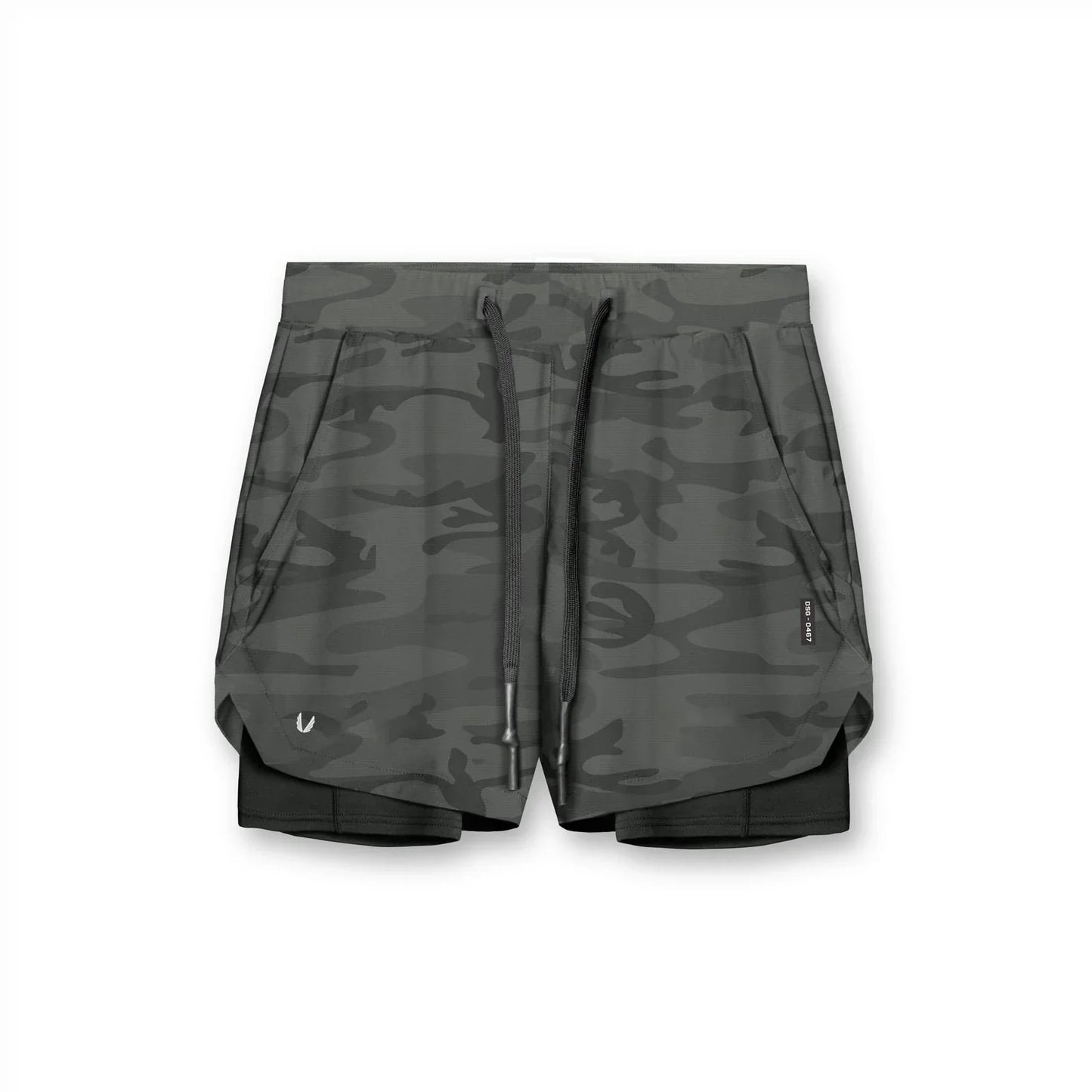 Sportshort | Koord | 2-in-1 | Sportshort | Hardloopshort voor heren-Hallo Susanne
