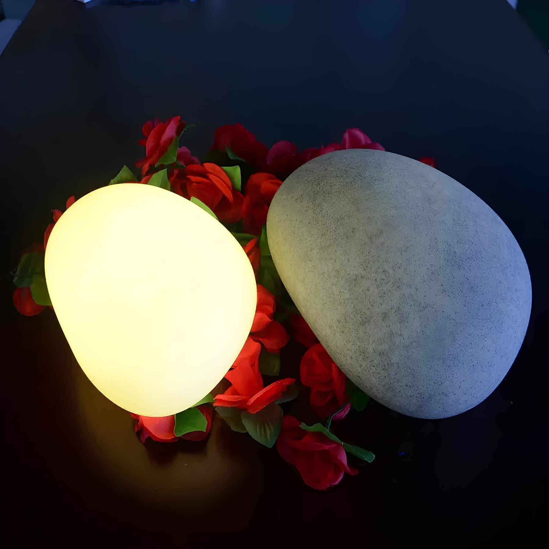 Stenen Lamp - Oplaadbare USB Buiten Patio Tuinverlichting-Hallo Susanne