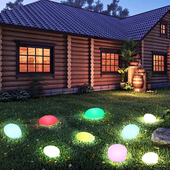 Stenen Lamp - Oplaadbare USB Buiten Patio Tuinverlichting-Hallo Susanne