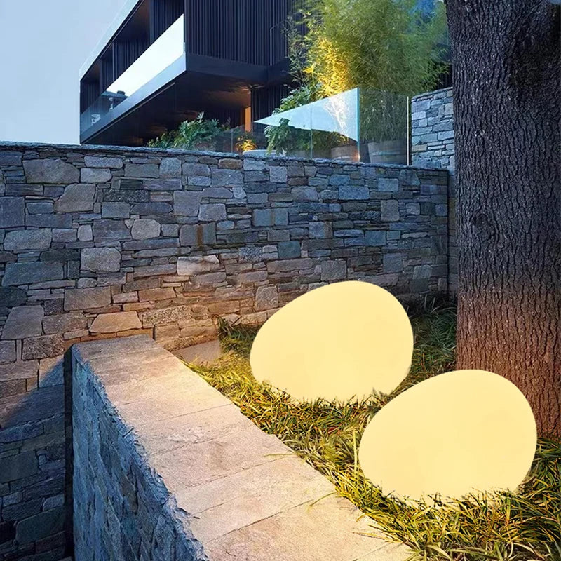 Stenen Lamp - Oplaadbare USB Buiten Patio Tuinverlichting-Hallo Susanne