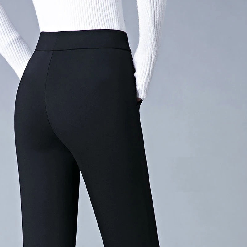 Stretch Broek - Formele High Waisted Skinny Broek voor dames-Hallo Susanne